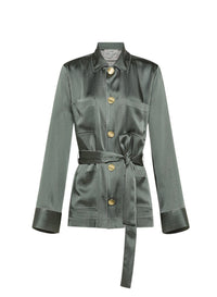 Veste en satin à fines rayures - Ombra