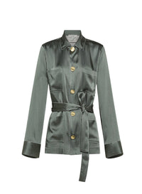 Veste en satin à fines rayures - Ombra