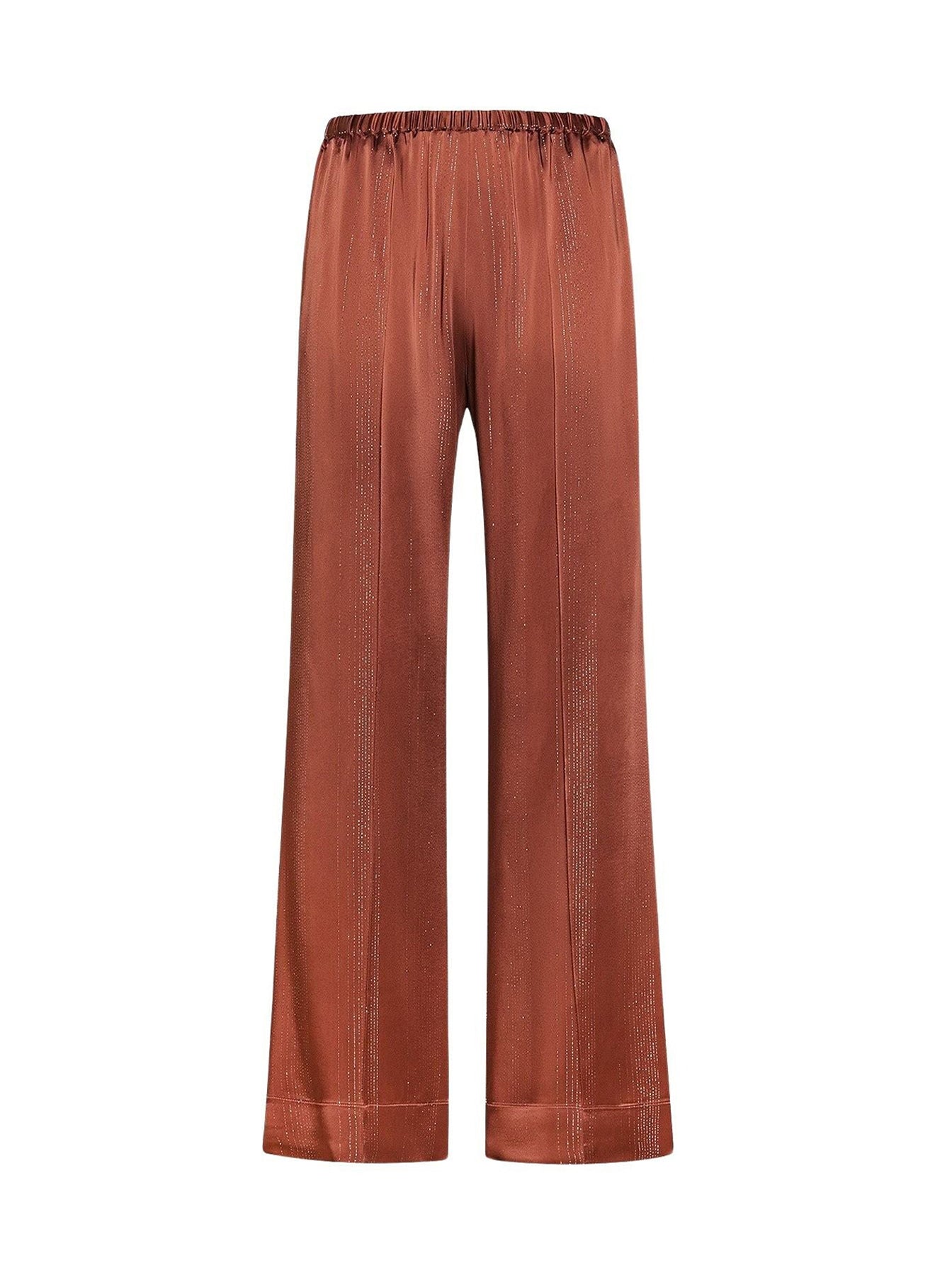Pantalon en satin à fines rayures - Cameo