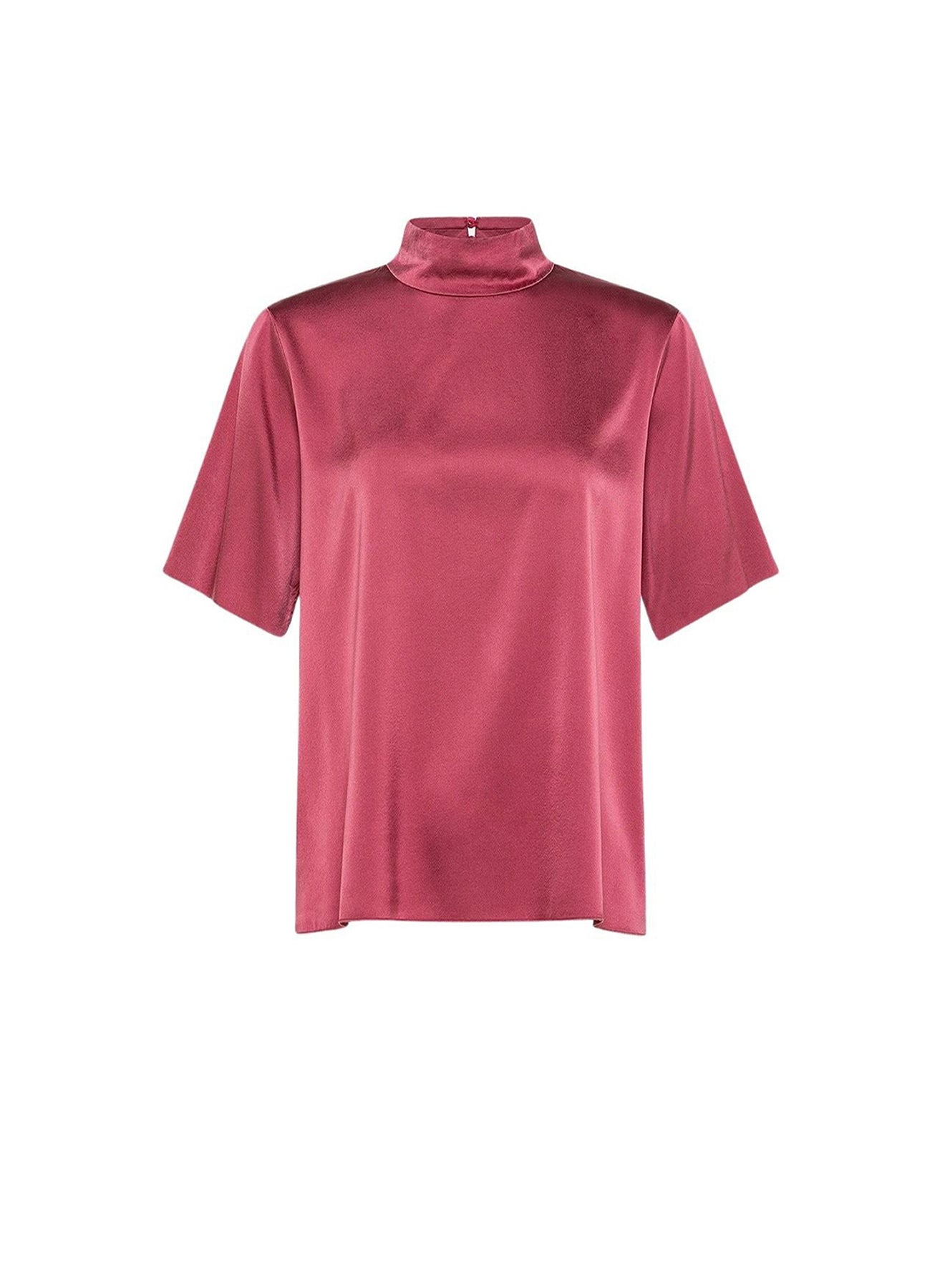 Blouse en soie à col montant - Peonia