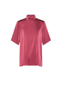 Blouse en soie à col montant - Peonia