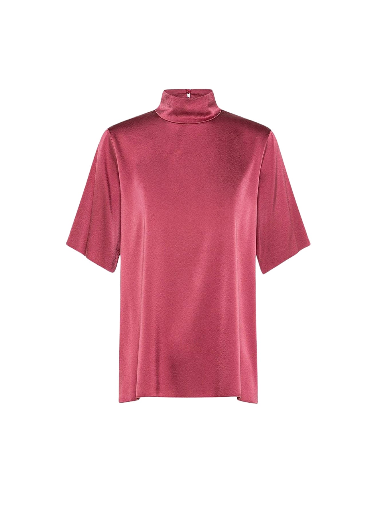 Blouse en soie à col montant - Peonia