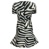 NOIR / IVOIRE ROBE MC