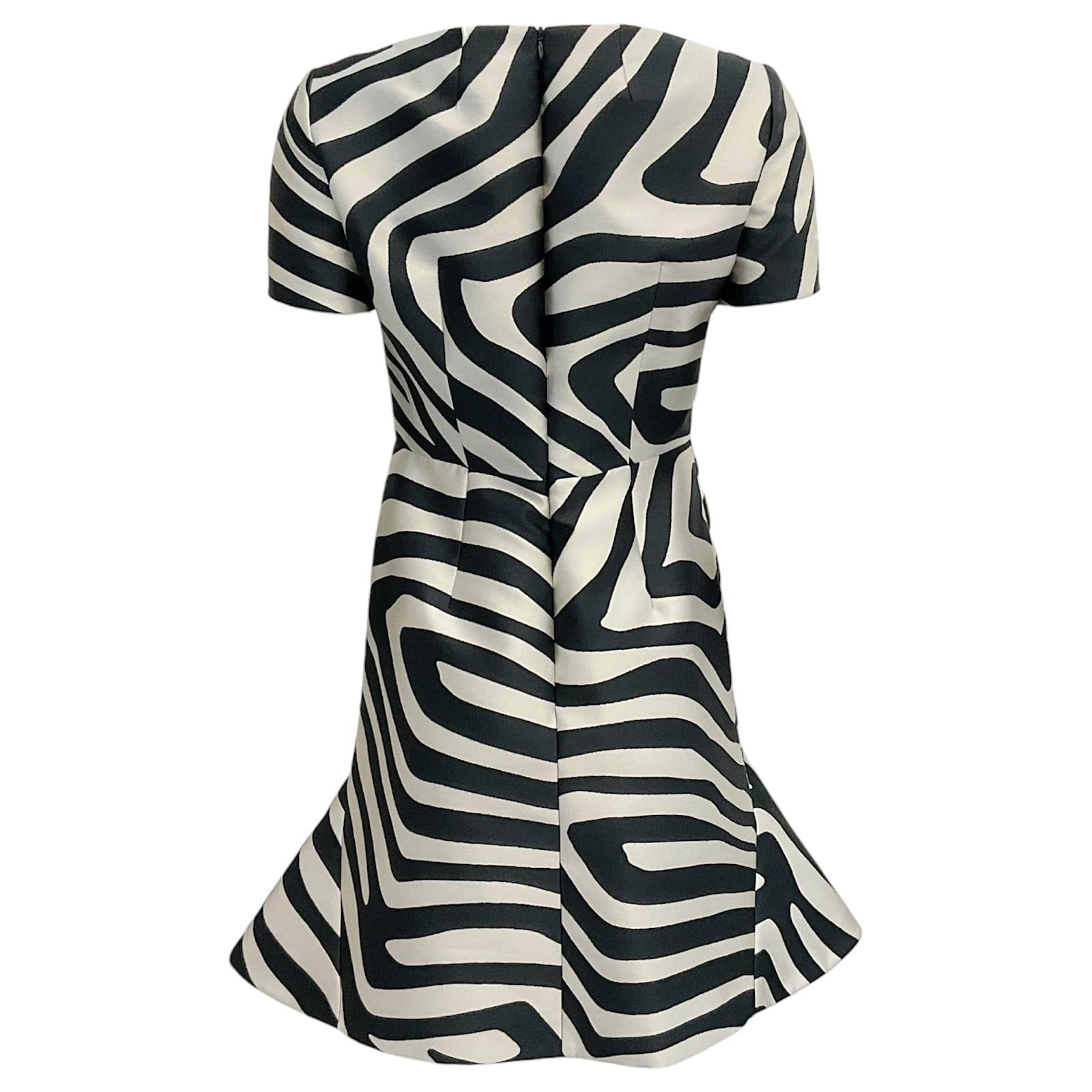 NOIR / IVOIRE ROBE MC