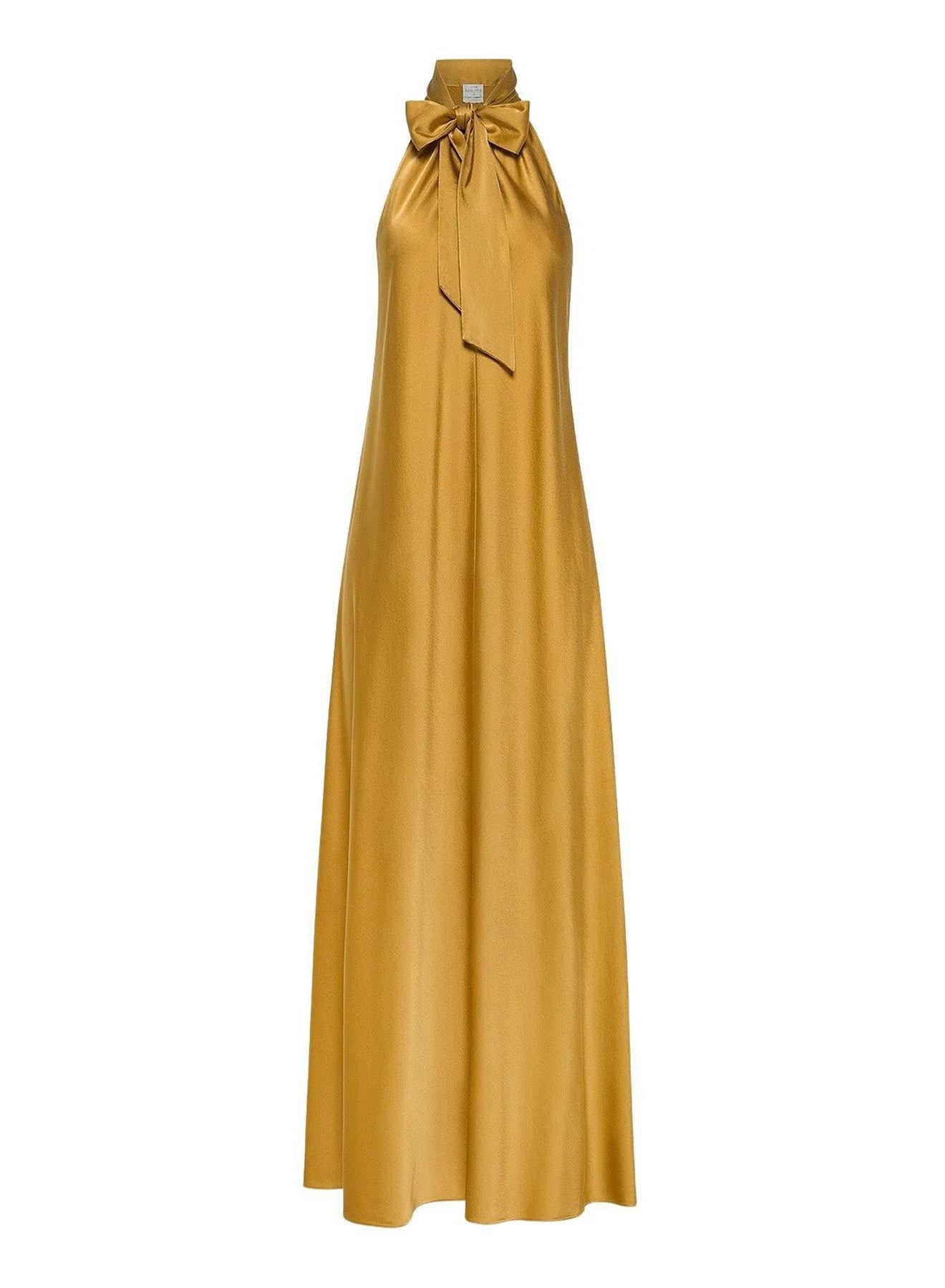 Robe en soie extensible avec nœud papillon - Ambra