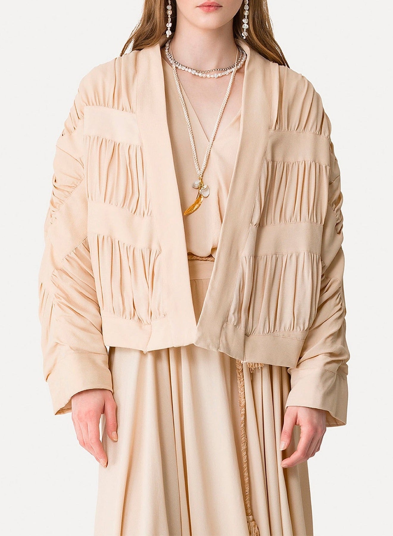Kimono court froncé - Juta