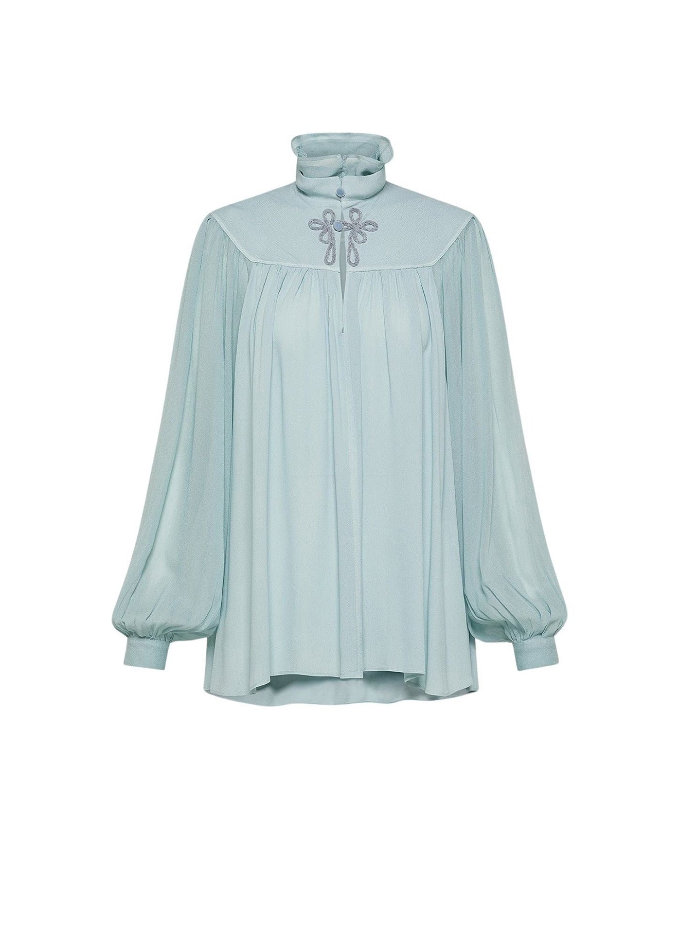 Chemise en crêpe de Chine - Nuage