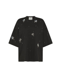 T-shirt brodé Carrousel Des Sylphes - Nero