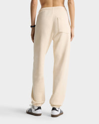 H&W Crest printed sweatpants - Cream