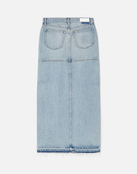 Jupe fendue mid-rise - Ripped Tide