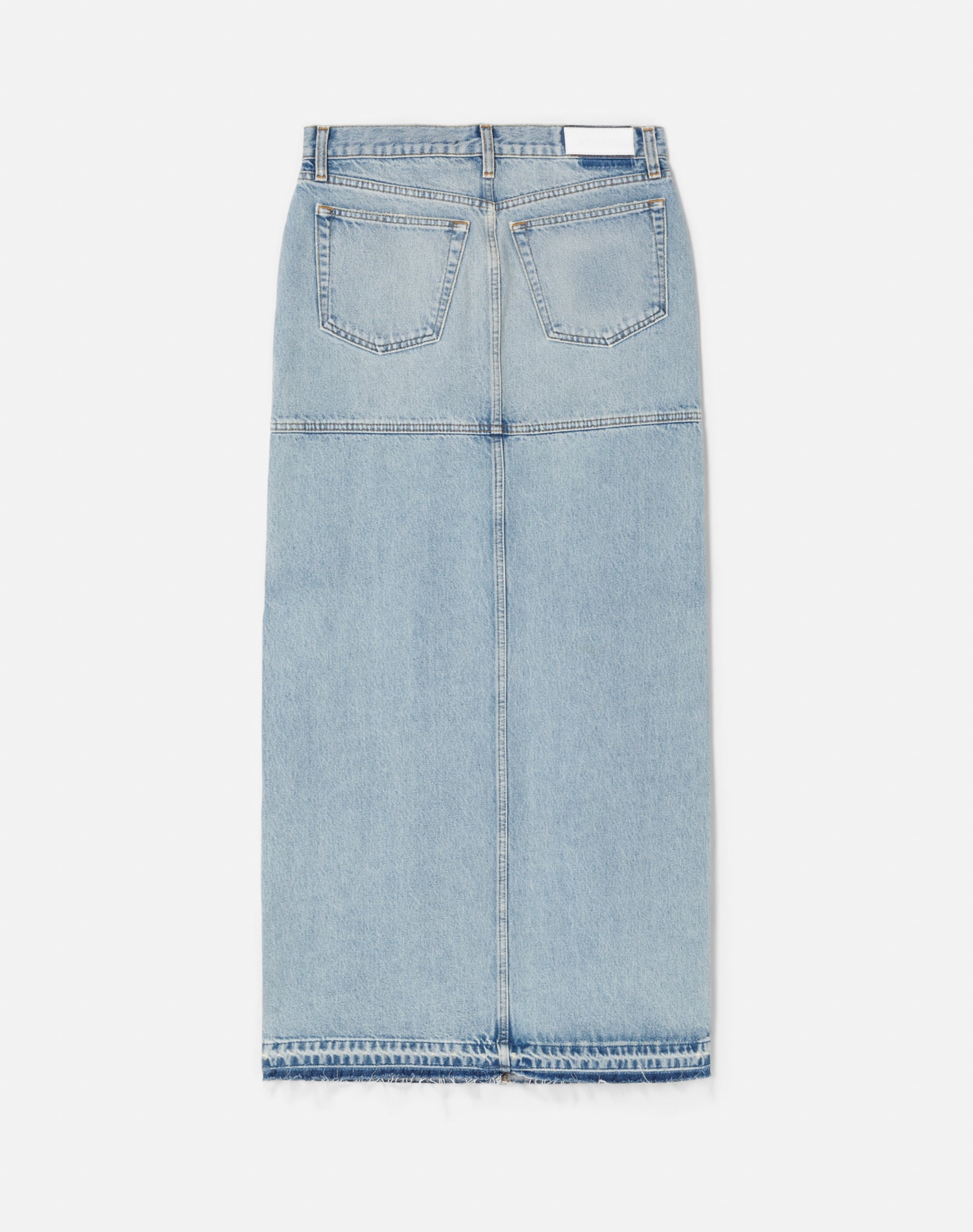 Jupe fendue mid-rise - Ripped Tide