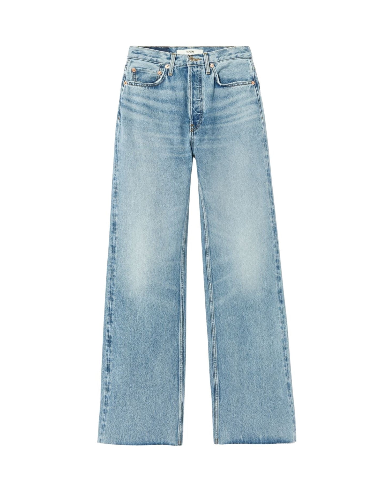 Ultra high rise wide leg jeans - 60s Fade