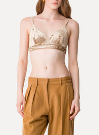 Bralette en velours irisé - Juta