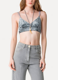 Bralette en velours irisé - Ombra