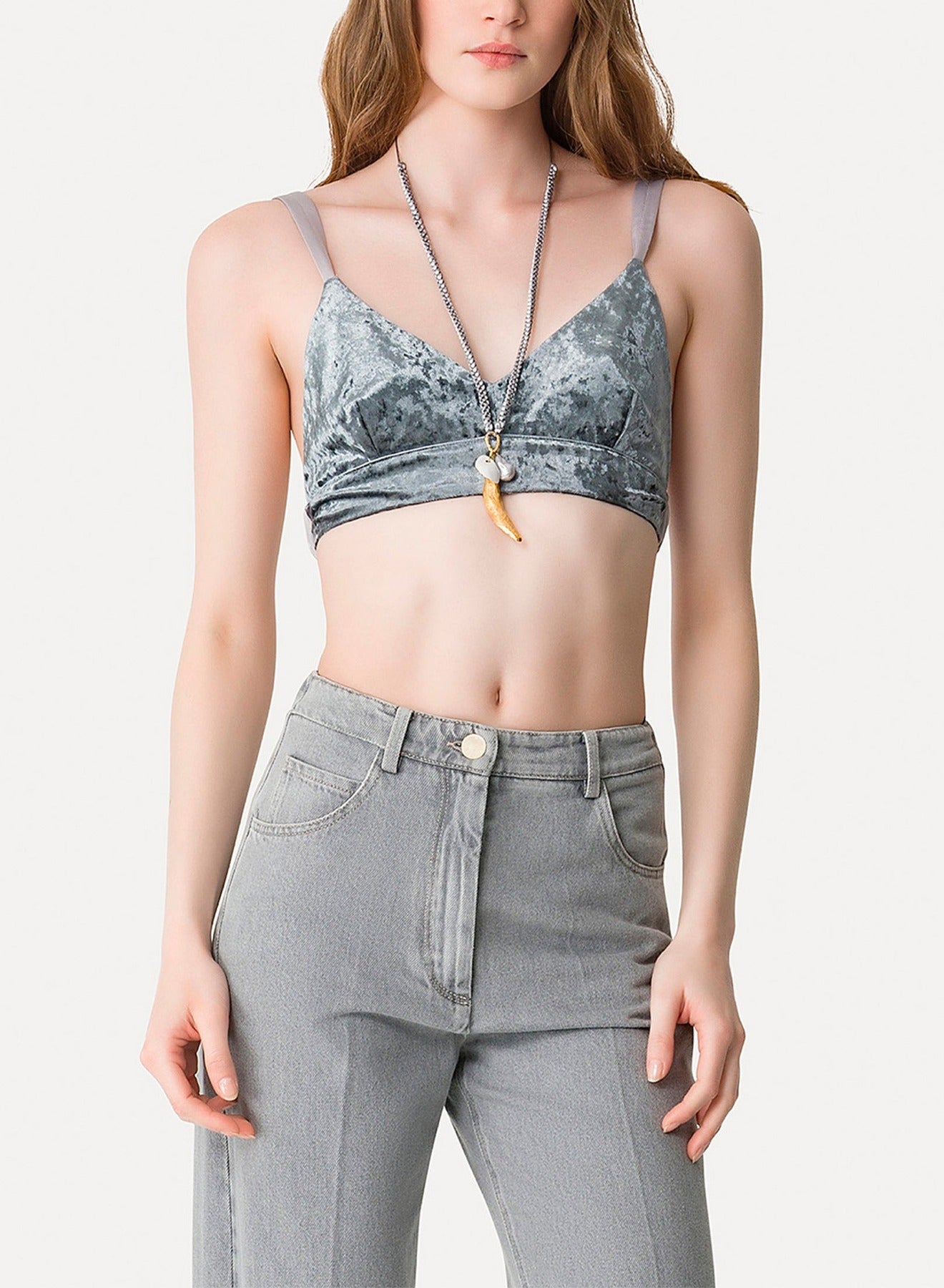 Bralette en velours irisé - Ombra