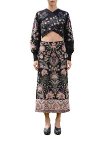 Pull Marvelous Garden en maille - Noir