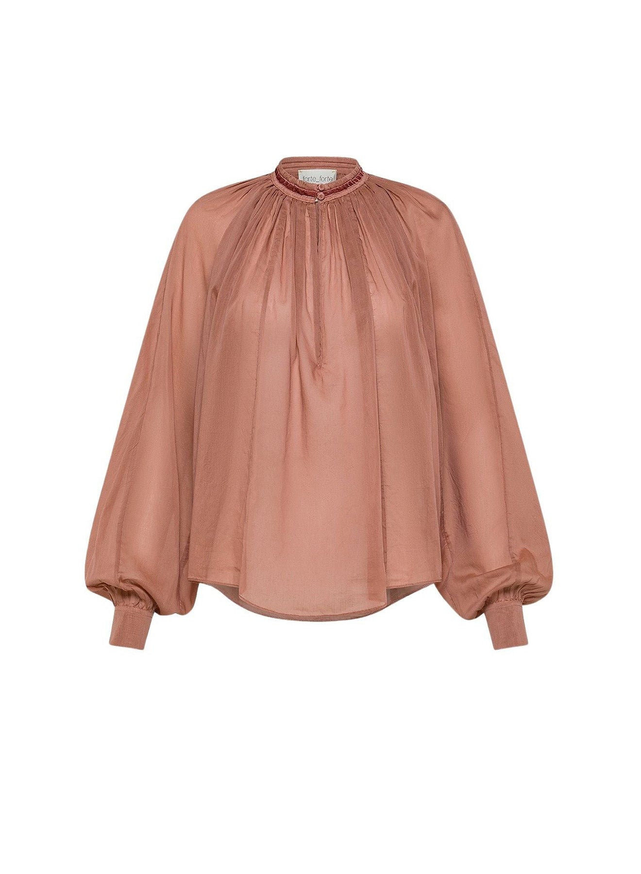 Chemise en soie mélangée - Poudre