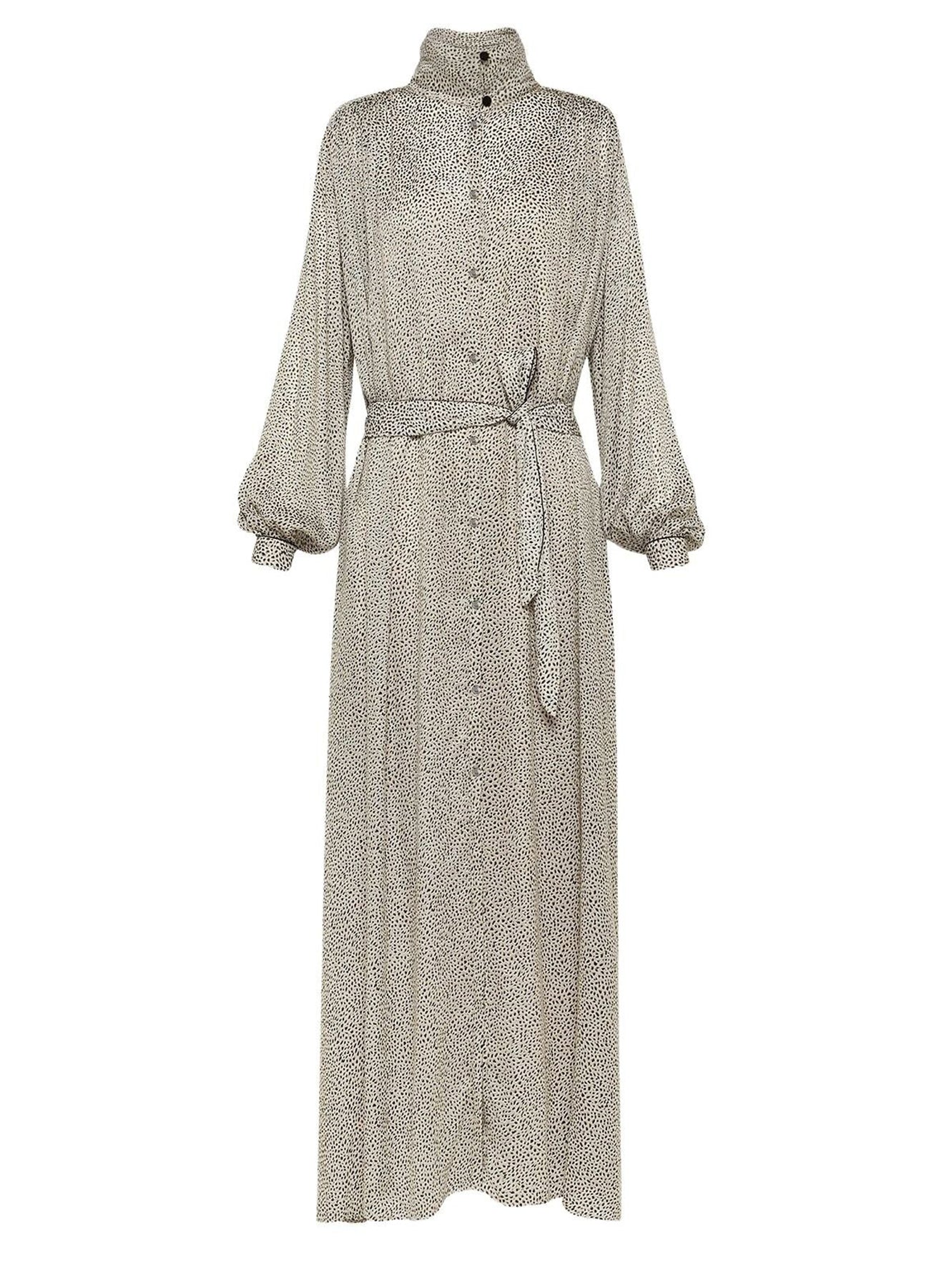 Robe à imprimé Les Petits Pois - Noisette