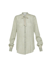 Chemise imprimée Les Petits Pois en soie mélangée - Lichene