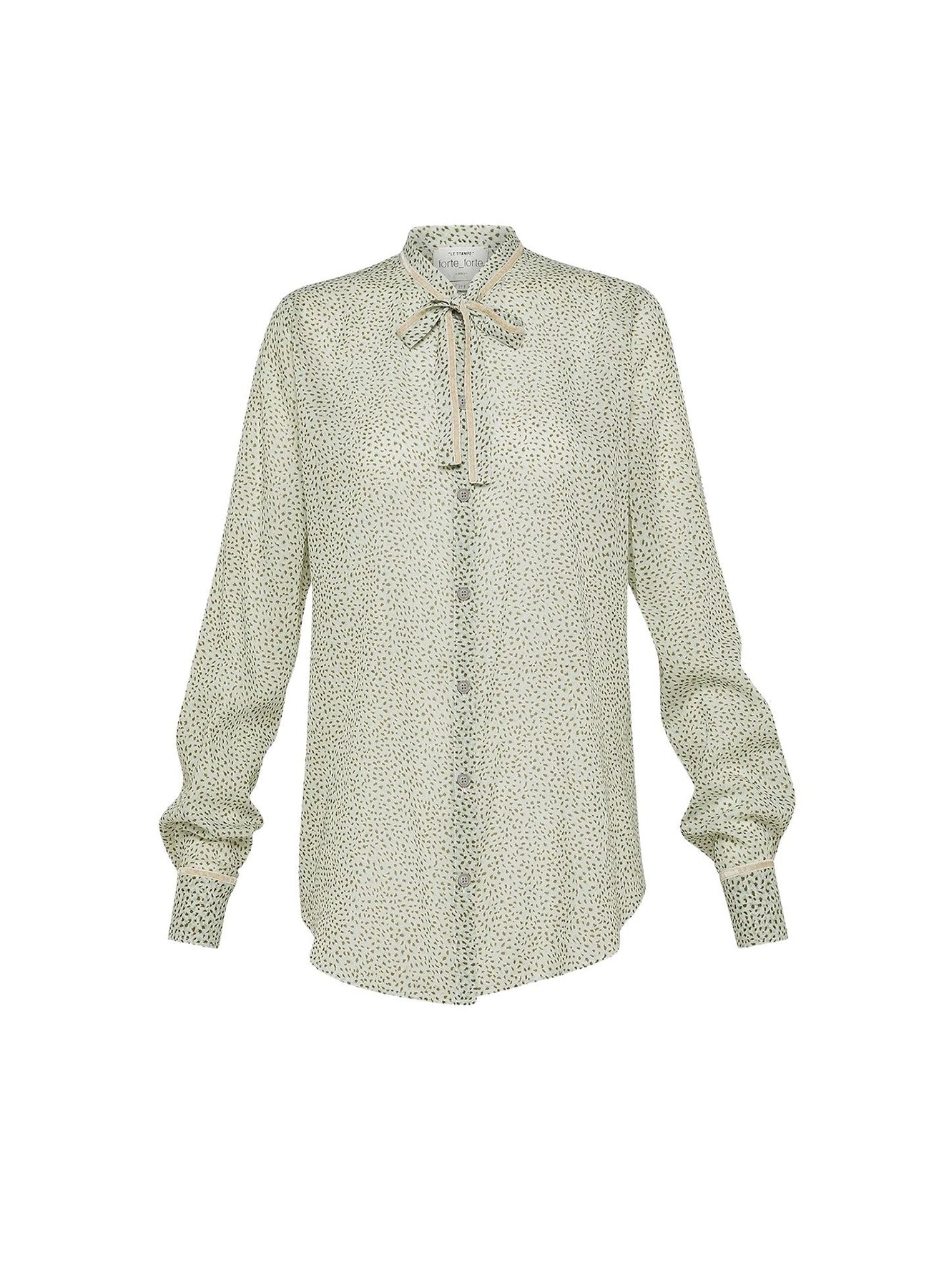 Chemise imprimée Les Petits Pois en soie mélangée - Lichene