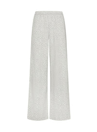 Pantalon large en molleton imprimé Ocelot - Gris
