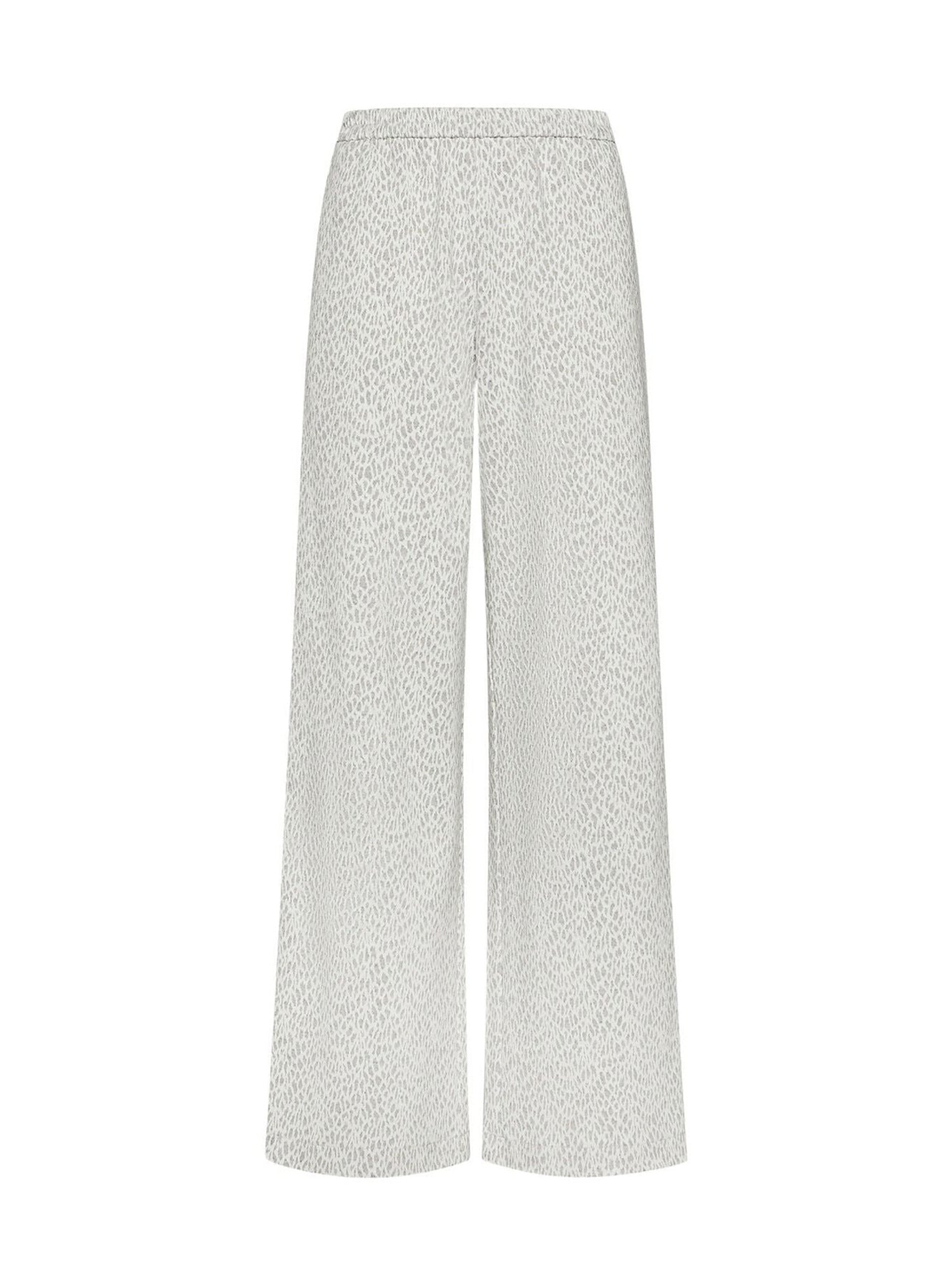 Pantalon large en molleton imprimé Ocelot - Gris
