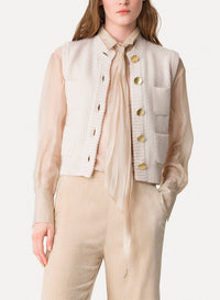 Gilet en laine cachemire mélangé - Borotalco