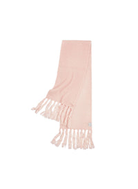 Grande écharpe en laine - Rose
