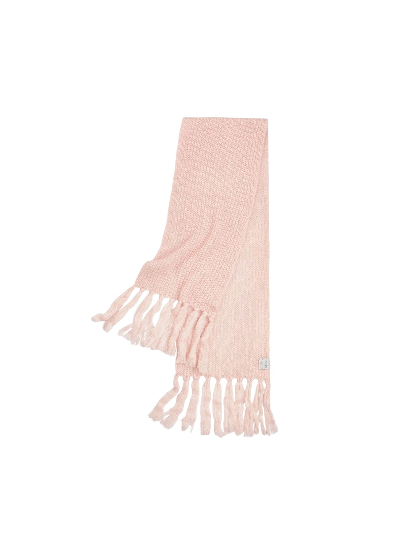 Grande écharpe en laine - Rose