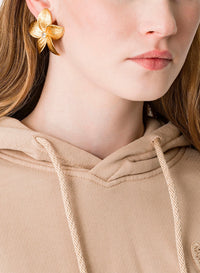 Boucles d’oreilles sculptées à franges - Oro