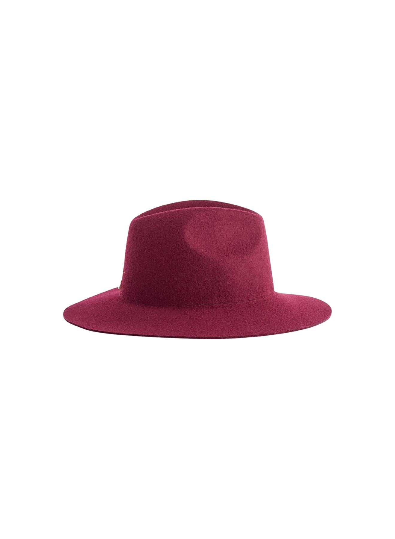 Chapeau en laine - Rubis