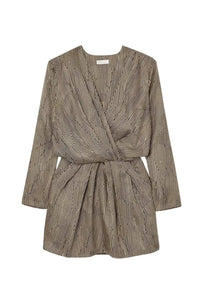 Robe mini Kate en soie - Print