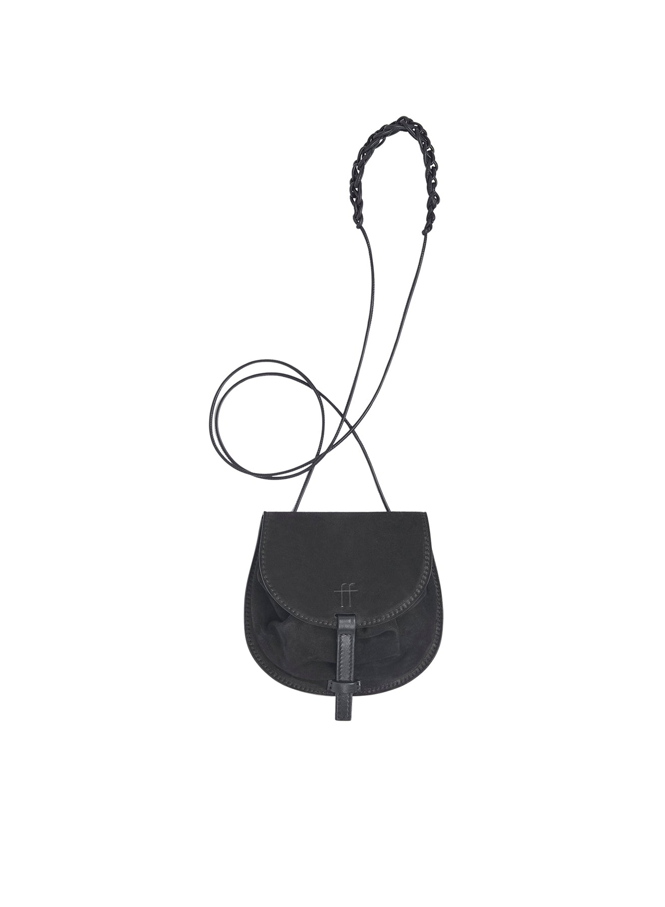 Petit sac à bandoulière en cuir - Nero