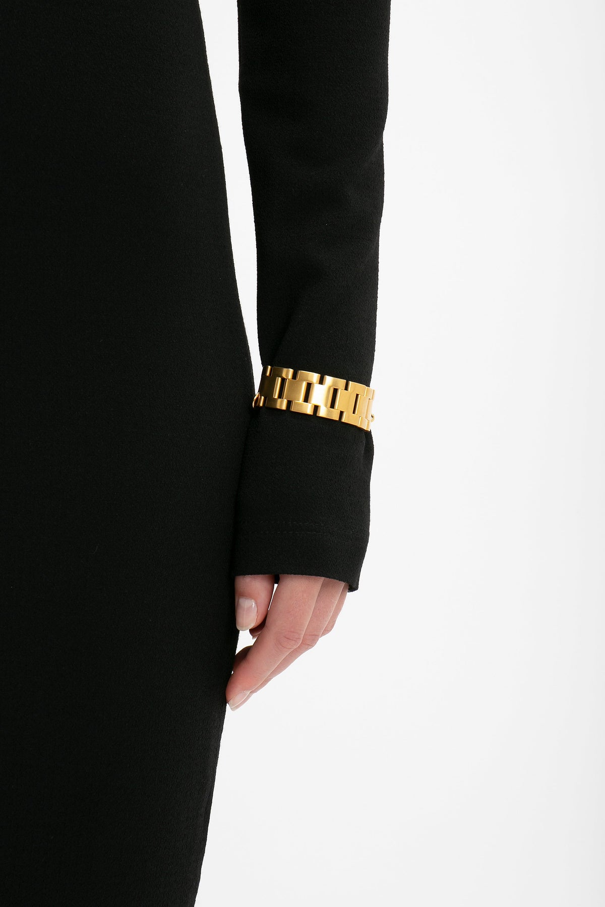 Long Sleeve T-Shirt Fitted - Black