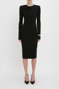 Long Sleeve T-Shirt Fitted - Black