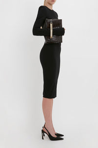 Long Sleeve T-Shirt Fitted - Black