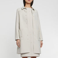 Manteau texturé - Gris clair
