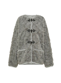 Manteau avec broderie Divine et boutons-pression - Pearl