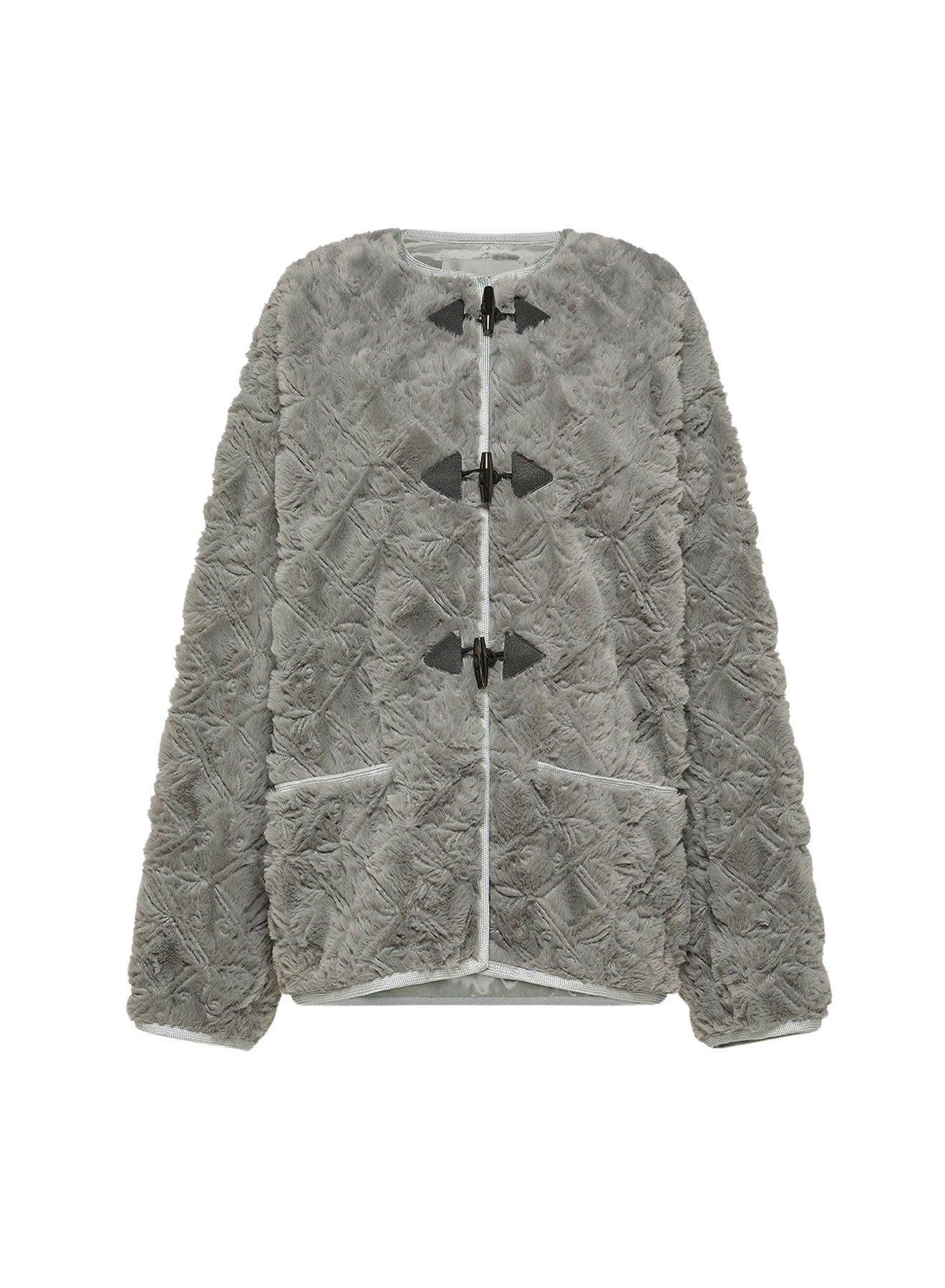 Manteau avec broderie Divine et boutons-pression - Pearl