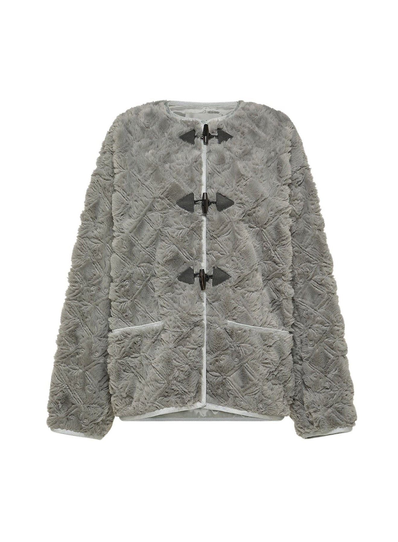 Manteau avec broderie Divine et boutons-pression - Pearl