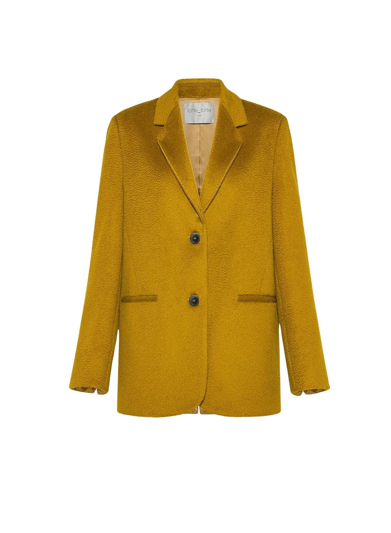 Veste oversize en laine - Gold