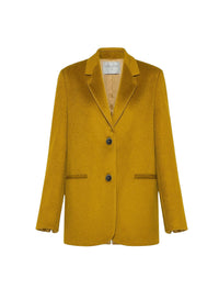 Veste oversize en laine - Gold