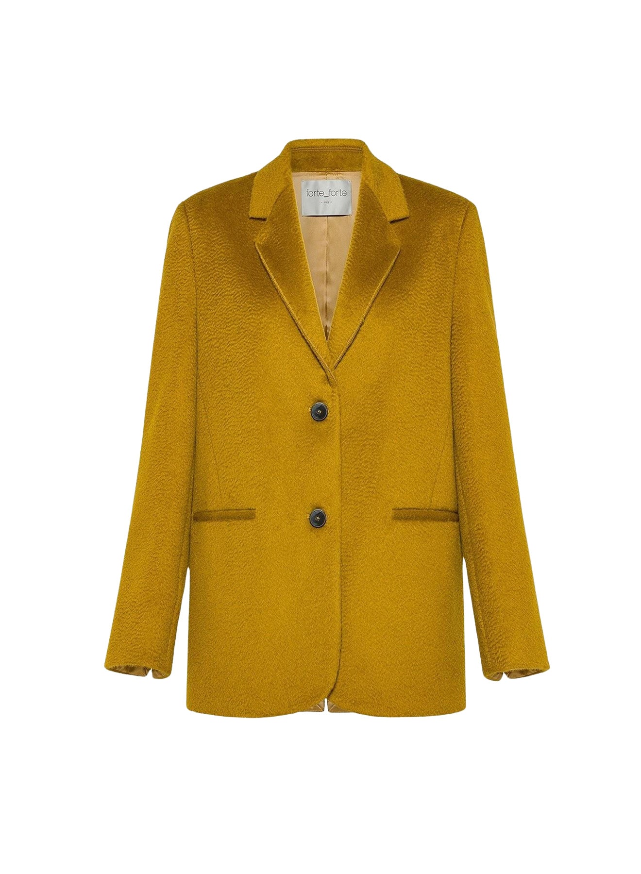 Veste oversize en laine - Gold
