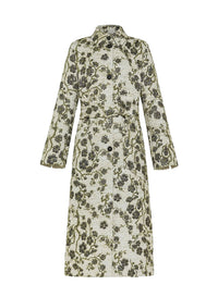 Manteau en jacquard La Lune en Fleur - Silvermoon