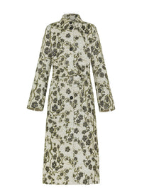 Manteau en jacquard La Lune en Fleur - Silvermoon