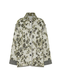 Veste oversize en jacquard La Lune en Fleur - Silvermoon