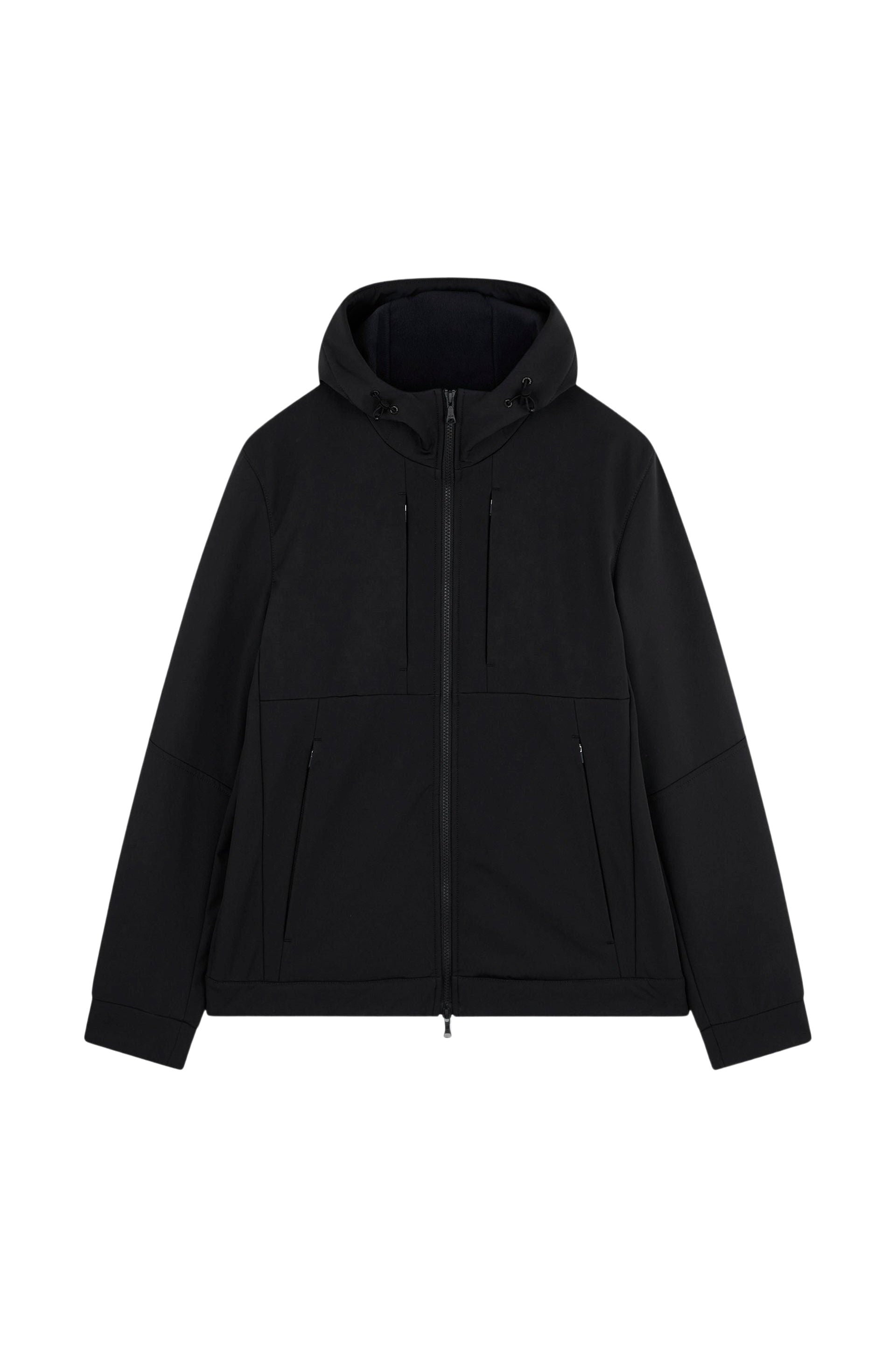 Veste à capuche à poches multiples - Bleu foncé