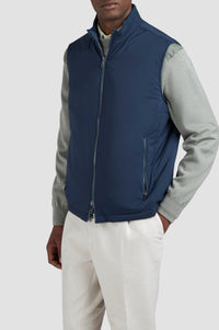 Gilet sans manches réversible - Bleu & bleu aviation