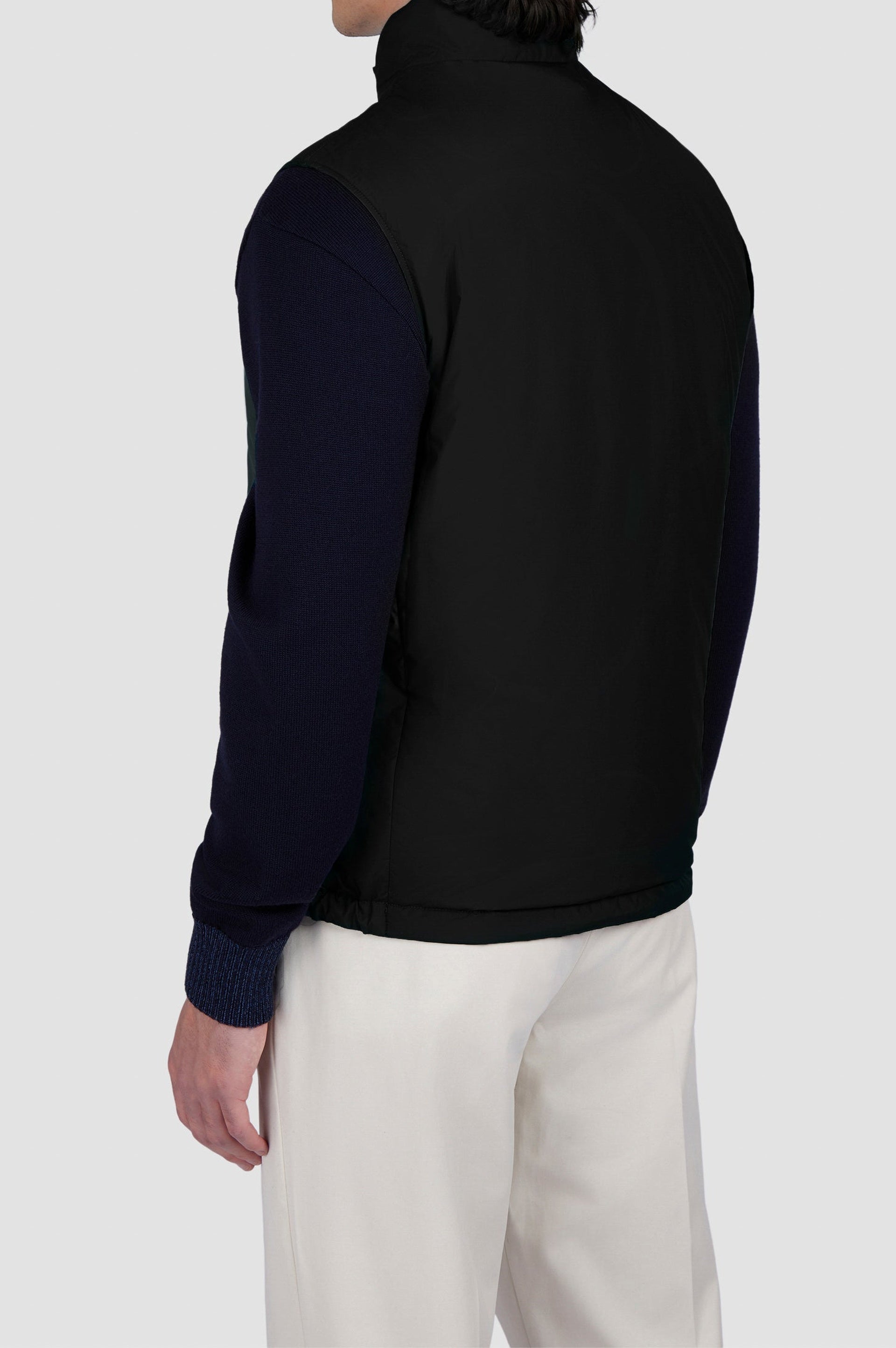 Gilet sans manches réversible - Noir & Beige