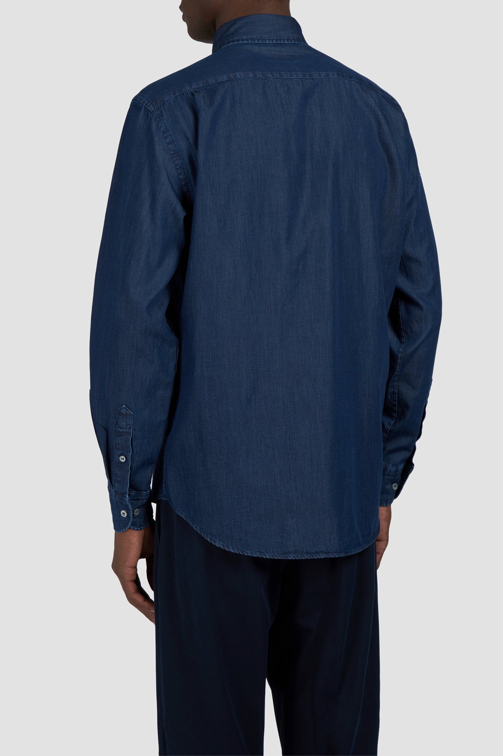 Chemise à poches - Bleu clair Jeans